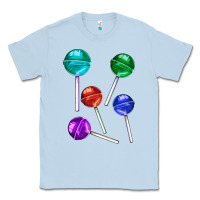 Dusty Blue lollipops Classic Tee - AdoDesignShop