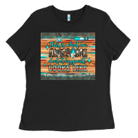 Black this is what an awesome dental hygienist looks like Ladies Tee - JahusDesignShop