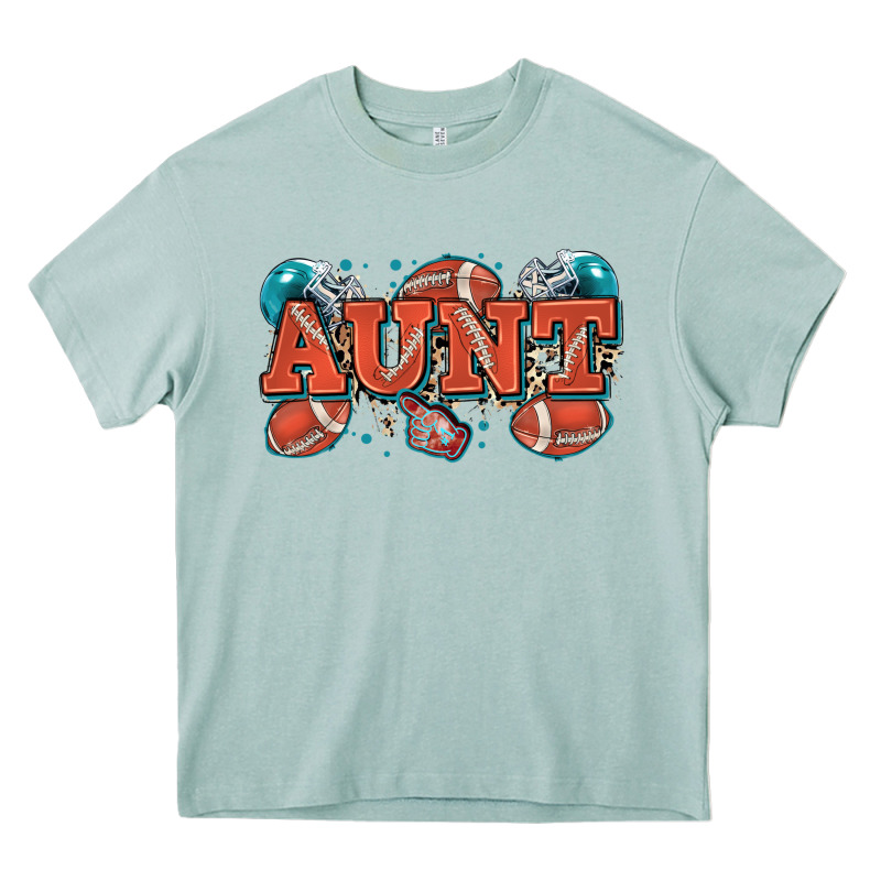 Aunt American Football Heavy Core Tee by Zillion Design Studio | Teevron