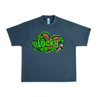 Midnight Navy st patricks day lucky western hearts Urban Heavy Tee - Artiststas