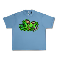 Pebble Blue st patricks day lucky western hearts Urban Heavy Tee - Artiststas