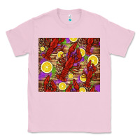 Bubblegum Pink mardi gras crawfish and lemons Classic Tee - Jasminsmagicworld