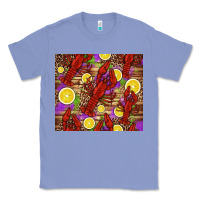 Colony Blue mardi gras crawfish and lemons Classic Tee - Jasminsmagicworld