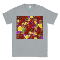 Heather Grey mardi gras crawfish and lemons Classic Tee - Jasminsmagicworld