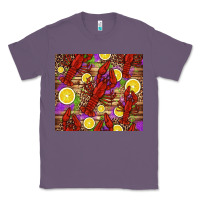 Lavender mardi gras crawfish and lemons Classic Tee - Jasminsmagicworld