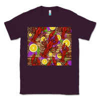 Plum mardi gras crawfish and lemons Classic Tee - Jasminsmagicworld
