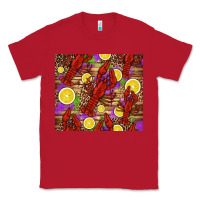 Red mardi gras crawfish and lemons Classic Tee - Jasminsmagicworld