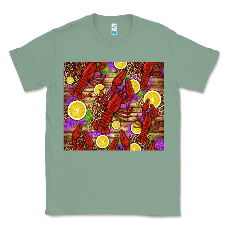 Mardi Gras Crawfish And Lemons Classic Tee by Jasminsmagicworld | Teevron