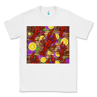 White mardi gras crawfish and lemons Classic Tee - Jasminsmagicworld