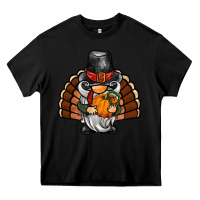 Black thanksgiving turkey gnome Heavy Core Tee - BarkalooDesign