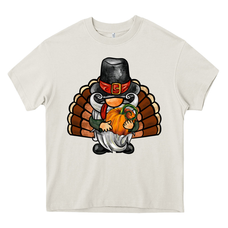 Thanksgiving Turkey Gnome Heavy Core Tee by BarkalooDesign | Teevron