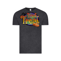 Vintage Black trick or treat white Vintage Tee - JahusDesignShop