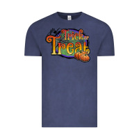 Vintage Denim trick or treat white Vintage Tee - JahusDesignShop