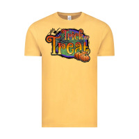 Vintage Mustard trick or treat white Vintage Tee - JahusDesignShop