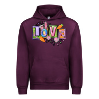 Mauve Wine Easter love Happy Easter Day Urban Hoodie - CowGirlArtShop