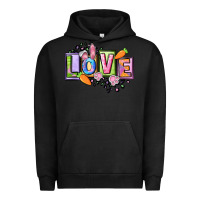 Pigment Black Easter love Happy Easter Day Urban Hoodie - CowGirlArtShop
