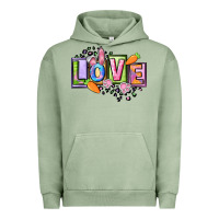 Pigment Oil Green Easter love Happy Easter Day Urban Hoodie - CowGirlArtShop