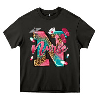 Asphalt western nurse Heavy Core Tee - texasbilliewilder