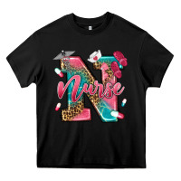 Black western nurse Heavy Core Tee - texasbilliewilder