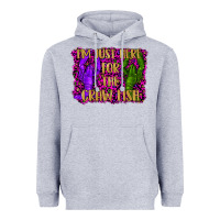 Heather Grey mardi gras i'm just here for the craw fish with lobster Heavyweight Hoodie - RanaPortraitStore