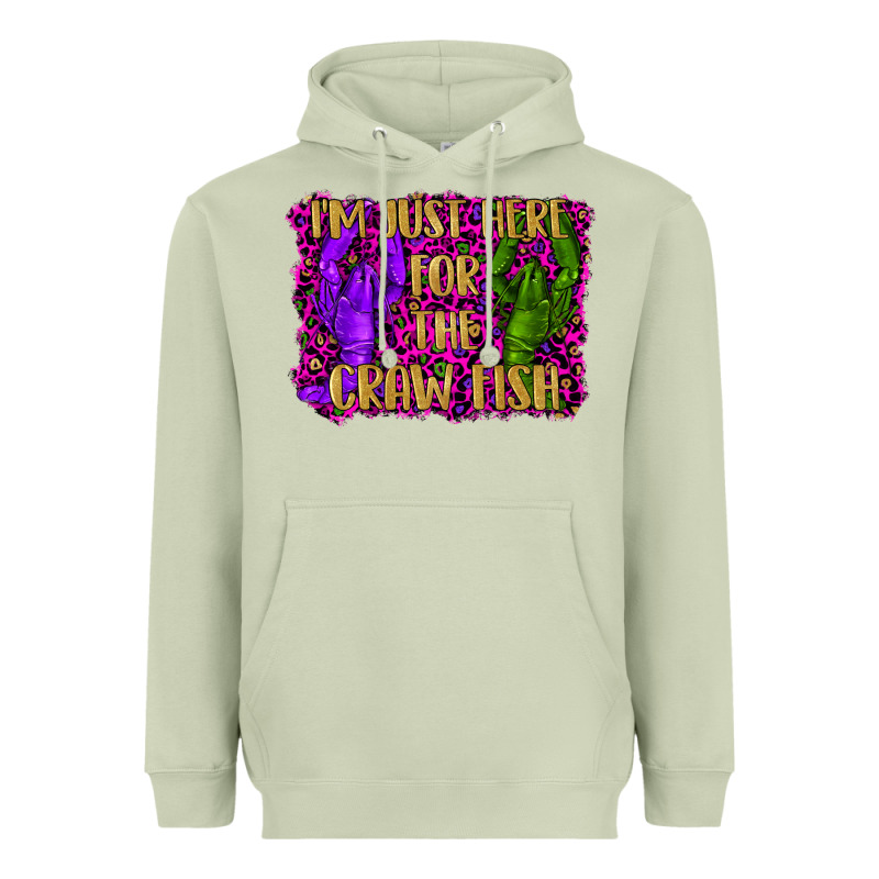 Mardi Gras I'm Just Here For The Craw Fish With Lobster Heavyweight Hoodie by RanaPortraitStore | Teevron
