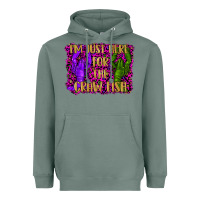 Sage mardi gras i'm just here for the craw fish with lobster Heavyweight Hoodie - RanaPortraitStore