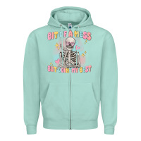 Seafoam bit of a mess but doing my best Zipper Hoodie - MaliasSmallBusiness