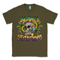 Army Green Summer Searchin Classic Tee - CowhideDigitalArt