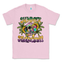 Bubblegum Pink Summer Searchin Classic Tee - CowhideDigitalArt