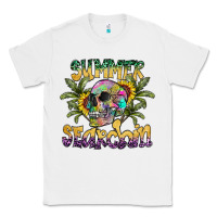 White Summer Searchin Classic Tee - CowhideDigitalArt
