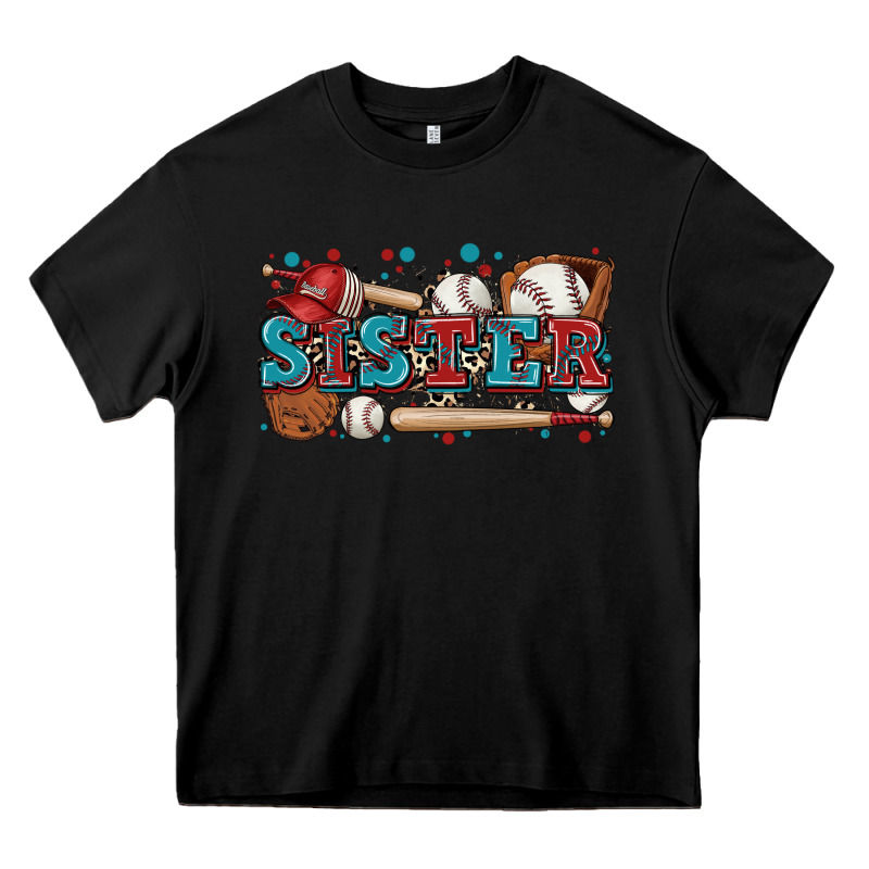 Sister Baseball Heavy Core Tee by Zillion Design Studio | Teevron