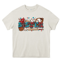 Cream sister baseball Heavy Core Tee - Zillion Design Studio