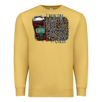 I Run On Coffee And Christmas Cheer Premium Sweatshirt | Teevron