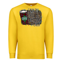Lemon I Run on Coffee and Christmas Cheer Premium Sweatshirt - Bettercallsaul