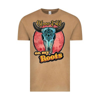 Blame It All On My Roots Black Vintage Tee | Teevron