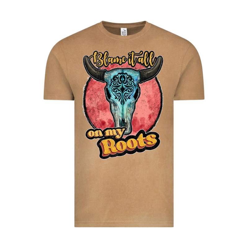 Blame It All On My Roots Black Vintage Tee by JahusDesignShop | Teevron