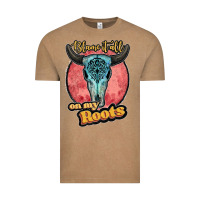 Vintage Coffee blame it all on my roots black Vintage Tee - JahusDesignShop