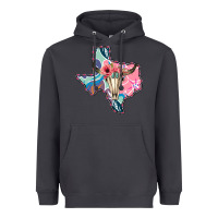 Smoke Texas Boho Bull Skull Heavyweight Hoodie - Bettercallsaul