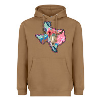 Toasted Coconut Texas Boho Bull Skull Heavyweight Hoodie - Bettercallsaul