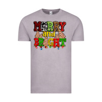 Vintage Zinc merry and bright with christmas tree  cakes ado Vintage Tee - AdoDesignShop