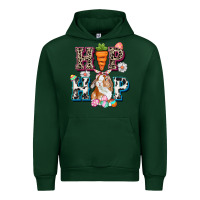 Forest Green Western hip hop bunny Easter Day Urban Hoodie - CowGirlArtShop