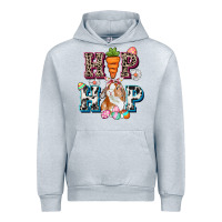 Heather Grey Western hip hop bunny Easter Day Urban Hoodie - CowGirlArtShop