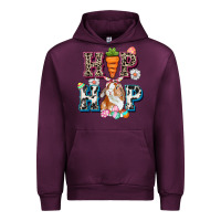 Mauve Wine Western hip hop bunny Easter Day Urban Hoodie - CowGirlArtShop