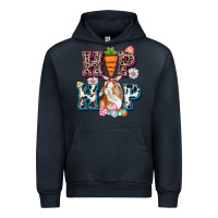Navy Western hip hop bunny Easter Day Urban Hoodie - CowGirlArtShop