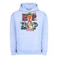 Pigment Grape Ice Western hip hop bunny Easter Day Urban Hoodie - CowGirlArtShop