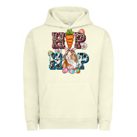 Pigment Pistachio Western hip hop bunny Easter Day Urban Hoodie - CowGirlArtShop
