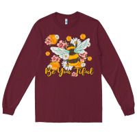 Burgundy be you tiful Long Sleeve Tee - MaliasSmallBusiness