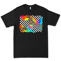 Black race leopard tie dye background Premium Tee - Zillion Design Studio