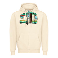 Sandshell caravan Zipper Hoodie - MaliasSmallBusiness