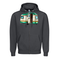 Smoke caravan Zipper Hoodie - MaliasSmallBusiness